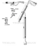 Hochdruck-/Niederdruckleitung, Klimaanlage TRISCAN 9010 15021