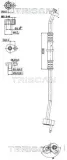 Hochdruck-/Niederdruckleitung, Klimaanlage vorne TRISCAN 9010 16005