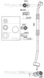 Hochdruck-/Niederdruckleitung, Klimaanlage TRISCAN 9010 16017