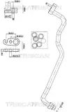 Hochdruck-/Niederdruckleitung, Klimaanlage hinten TRISCAN 9010 16018