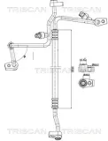 Hochdruck-/Niederdruckleitung, Klimaanlage TRISCAN 9010 16020