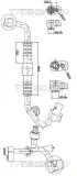 Hochdruck-/Niederdruckleitung, Klimaanlage hinten TRISCAN 9010 16022