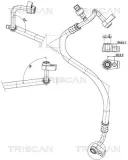 Hochdruck-/Niederdruckleitung, Klimaanlage TRISCAN 9010 16034
