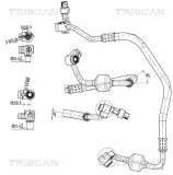 Hochdruck-/Niederdruckleitung, Klimaanlage TRISCAN 9010 16036