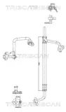 Hochdruck-/Niederdruckleitung, Klimaanlage TRISCAN 9010 16083