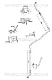 Hochdruck-/Niederdruckleitung, Klimaanlage TRISCAN 9010 23023