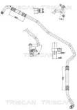 Hochdruck-/Niederdruckleitung, Klimaanlage TRISCAN 9010 23029
