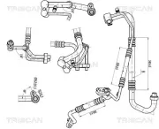 Hochdruck-/Niederdruckleitung, Klimaanlage TRISCAN 9010 24001
