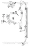 Hochdruck-/Niederdruckleitung, Klimaanlage TRISCAN 9010 24011