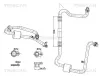 Hochdruck-/Niederdruckleitung, Klimaanlage vorne TRISCAN 9010 25008