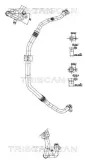 Hochdruck-/Niederdruckleitung, Klimaanlage vorne TRISCAN 9010 25017