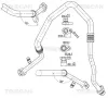 Hochdruck-/Niederdruckleitung, Klimaanlage vorne TRISCAN 9010 25027