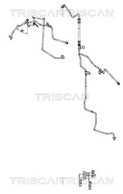 Hochdruck-/Niederdruckleitung, Klimaanlage TRISCAN 9010 25035 Bild Hochdruck-/Niederdruckleitung, Klimaanlage TRISCAN 9010 25035