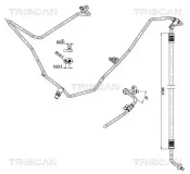 Hochdruck-/Niederdruckleitung, Klimaanlage TRISCAN 9010 25038