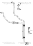 Hochdruck-/Niederdruckleitung, Klimaanlage hinten TRISCAN 9010 25047