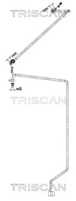 Hochdruck-/Niederdruckleitung, Klimaanlage vorne TRISCAN 9010 25048 Bild Hochdruck-/Niederdruckleitung, Klimaanlage vorne TRISCAN 9010 25048