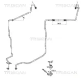 Hochdruck-/Niederdruckleitung, Klimaanlage TRISCAN 9010 25051
