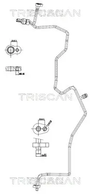 Hochdruck-/Niederdruckleitung, Klimaanlage hinten TRISCAN 9010 25055 Bild Hochdruck-/Niederdruckleitung, Klimaanlage hinten TRISCAN 9010 25055