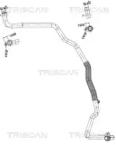 Hochdruck-/Niederdruckleitung, Klimaanlage TRISCAN 9010 25058
