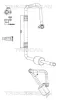 Hochdruck-/Niederdruckleitung, Klimaanlage vorne TRISCAN 9010 28060