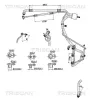 Hochdruck-/Niederdruckleitung, Klimaanlage TRISCAN 9010 28101