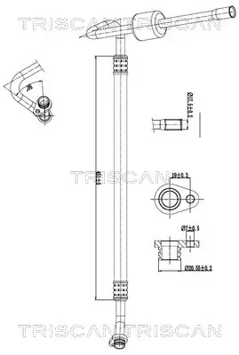 Hochdruck-/Niederdruckleitung, Klimaanlage vorne TRISCAN 9010 28110 Bild Hochdruck-/Niederdruckleitung, Klimaanlage vorne TRISCAN 9010 28110