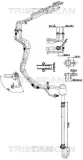 Hochdruck-/Niederdruckleitung, Klimaanlage TRISCAN 9010 28111