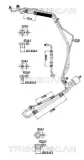 Hochdruck-/Niederdruckleitung, Klimaanlage TRISCAN 9010 28113
