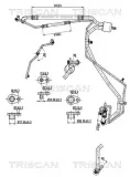 Hochdruck-/Niederdruckleitung, Klimaanlage TRISCAN 9010 28117