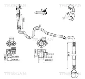Hochdruck-/Niederdruckleitung, Klimaanlage TRISCAN 9010 29001