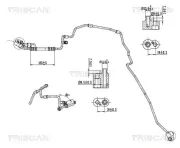 Hochdruck-/Niederdruckleitung, Klimaanlage TRISCAN 9010 29015