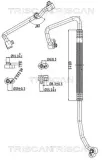 Hochdruck-/Niederdruckleitung, Klimaanlage TRISCAN 9010 29029