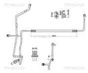 Hochdruck-/Niederdruckleitung, Klimaanlage TRISCAN 9010 29033
