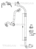 Hochdruck-/Niederdruckleitung, Klimaanlage TRISCAN 9010 29040