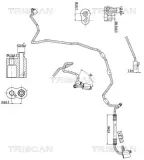 Hochdruck-/Niederdruckleitung, Klimaanlage TRISCAN 9010 29045