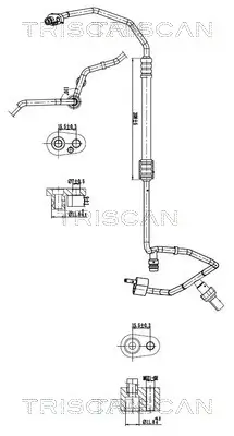 Hochdruck-/Niederdruckleitung, Klimaanlage TRISCAN 9010 29046 Bild Hochdruck-/Niederdruckleitung, Klimaanlage TRISCAN 9010 29046
