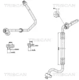 Hochdruck-/Niederdruckleitung, Klimaanlage TRISCAN 9010 29047