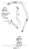 Hochdruck-/Niederdruckleitung, Klimaanlage TRISCAN 9010 29055