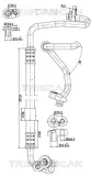 Hochdruck-/Niederdruckleitung, Klimaanlage TRISCAN 9010 29056