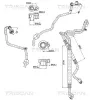 Hochdruck-/Niederdruckleitung, Klimaanlage TRISCAN 9010 29062