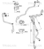 Hochdruck-/Niederdruckleitung, Klimaanlage TRISCAN 9010 29062