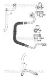 Hochdruck-/Niederdruckleitung, Klimaanlage TRISCAN 9010 29066