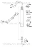 Hochdruck-/Niederdruckleitung, Klimaanlage TRISCAN 9010 29081