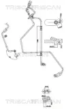 Hochdruck-/Niederdruckleitung, Klimaanlage TRISCAN 9010 29088