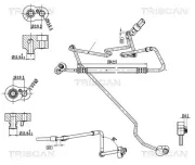 Hochdruck-/Niederdruckleitung, Klimaanlage TRISCAN 9010 29093