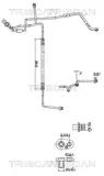 Hochdruck-/Niederdruckleitung, Klimaanlage TRISCAN 9010 29105