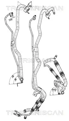 Hochdruck-/Niederdruckleitung, Klimaanlage TRISCAN 9010 29119 Bild Hochdruck-/Niederdruckleitung, Klimaanlage TRISCAN 9010 29119
