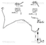 Hochdruck-/Niederdruckleitung, Klimaanlage TRISCAN 9010 29141