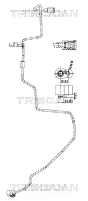 Hochdruck-/Niederdruckleitung, Klimaanlage TRISCAN 9010 29147 Bild Hochdruck-/Niederdruckleitung, Klimaanlage TRISCAN 9010 29147