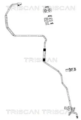 Hochdruck-/Niederdruckleitung, Klimaanlage TRISCAN 9010 69002 Bild Hochdruck-/Niederdruckleitung, Klimaanlage TRISCAN 9010 69002